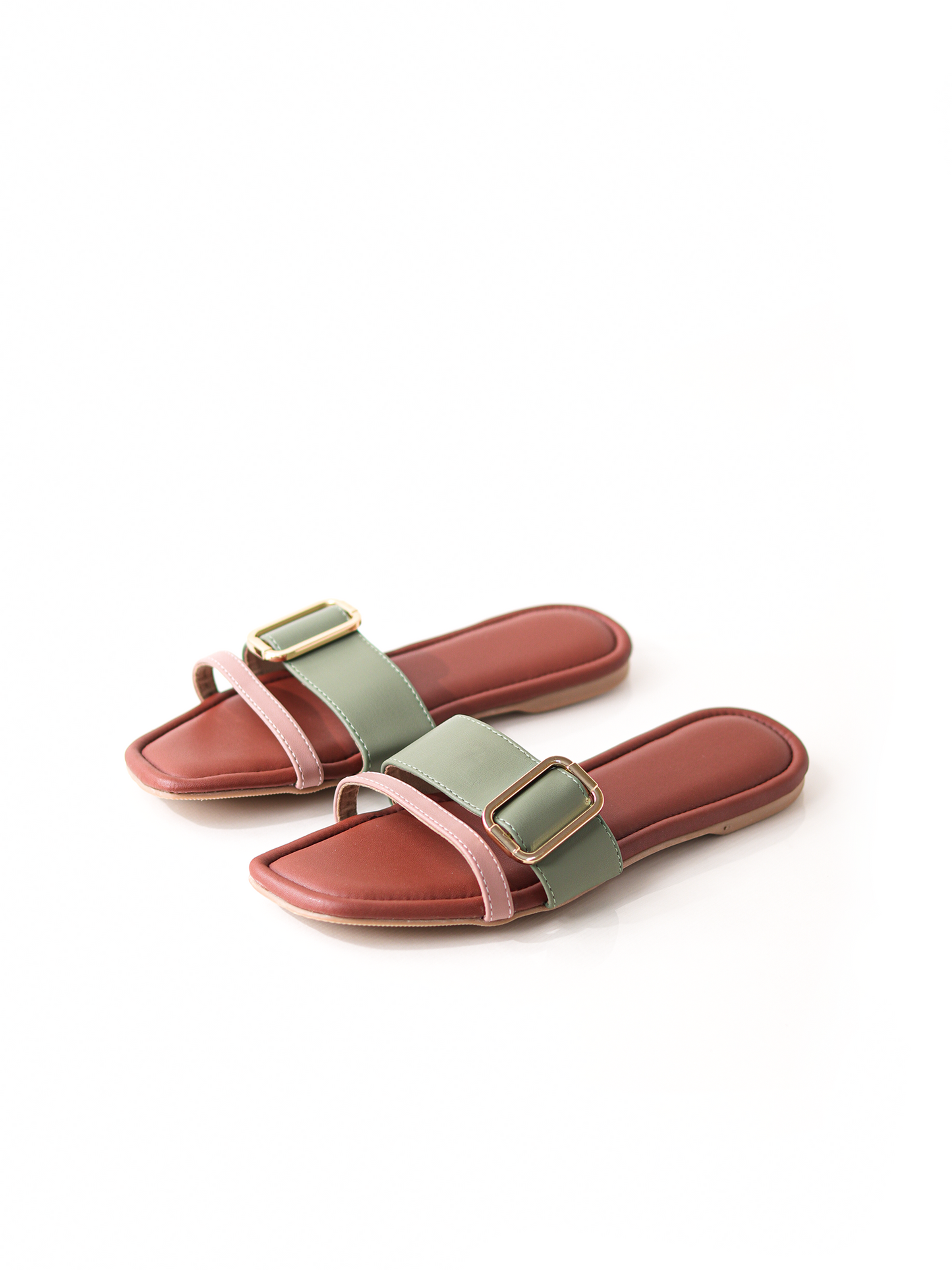 Buckle Flats - Green