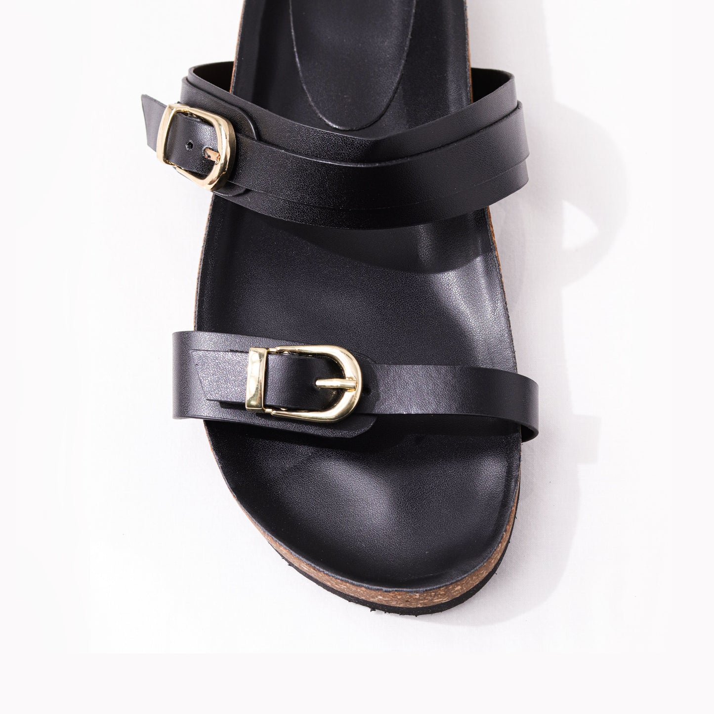 Cork bed cushion sandals