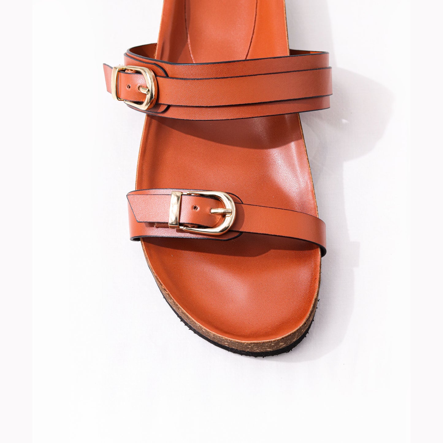 Cork bed cushion sandals