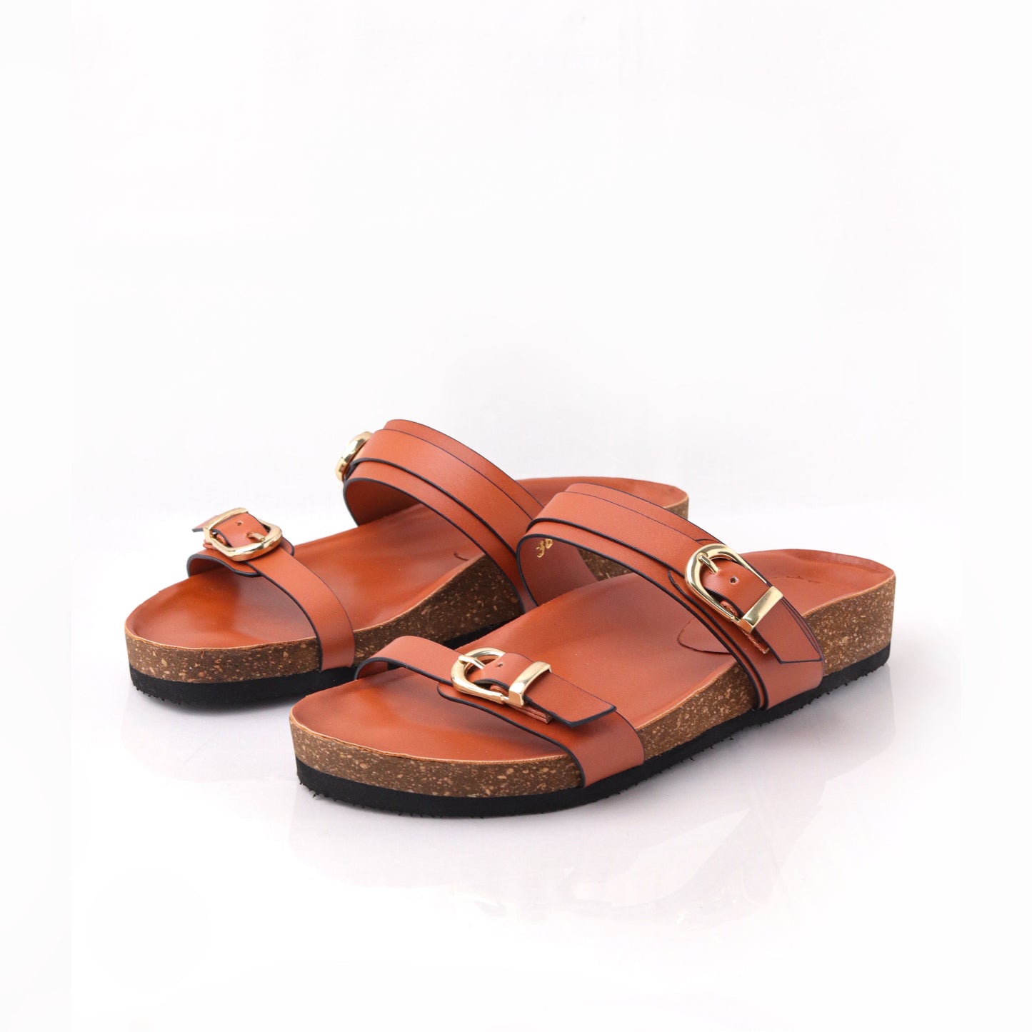 Cork bed cushion sandals