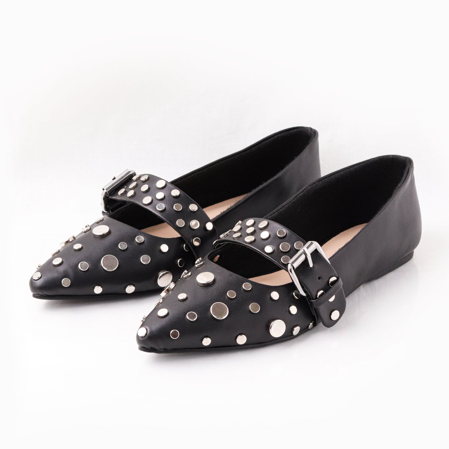 Studded ballerina