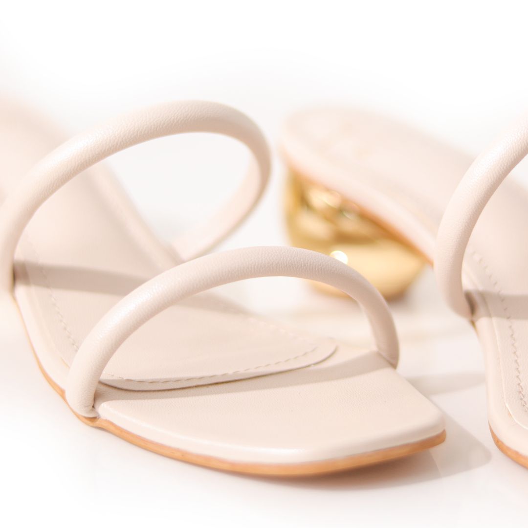 Double Strap with Round Heel