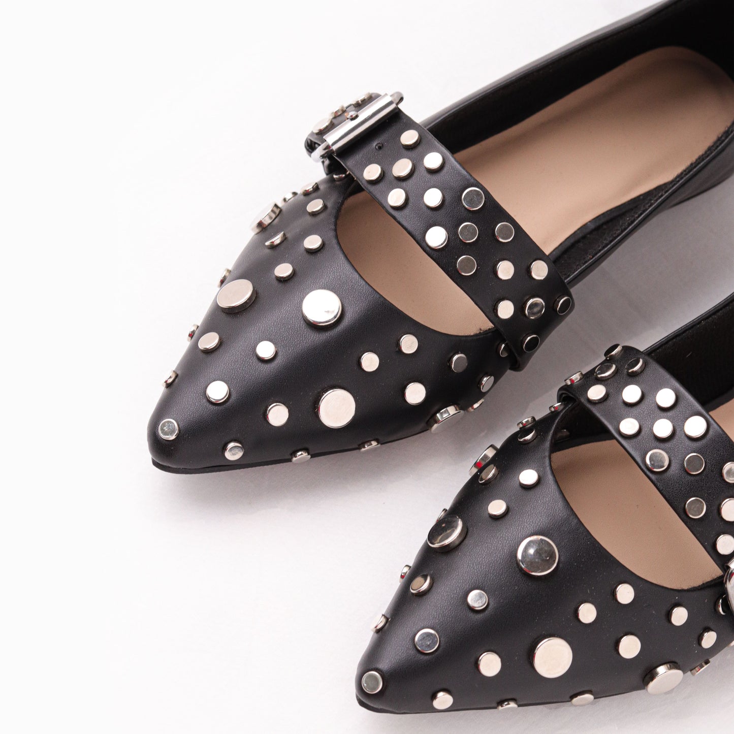 Studded ballerina