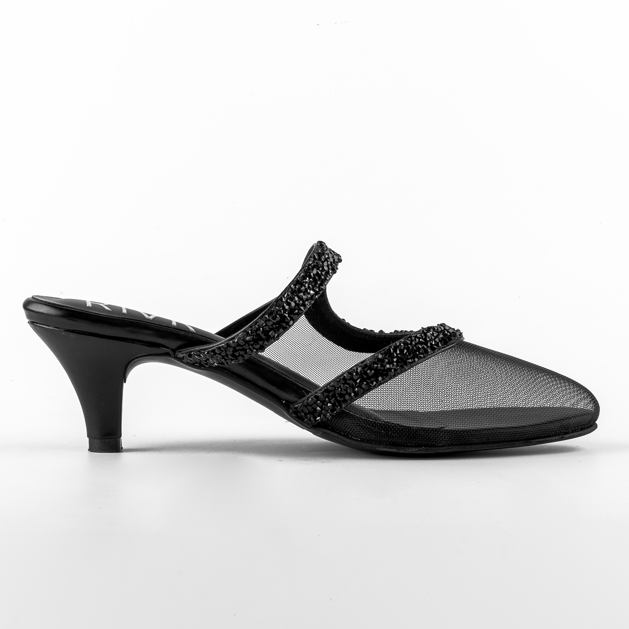 Black Twinkle Mule