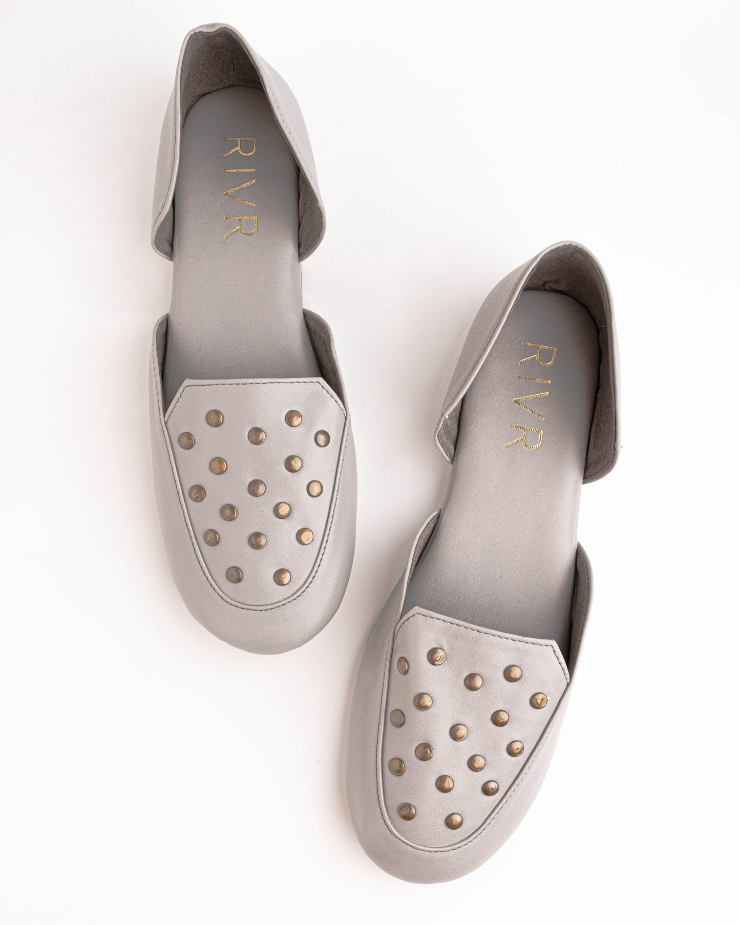 Grey Studded Loer