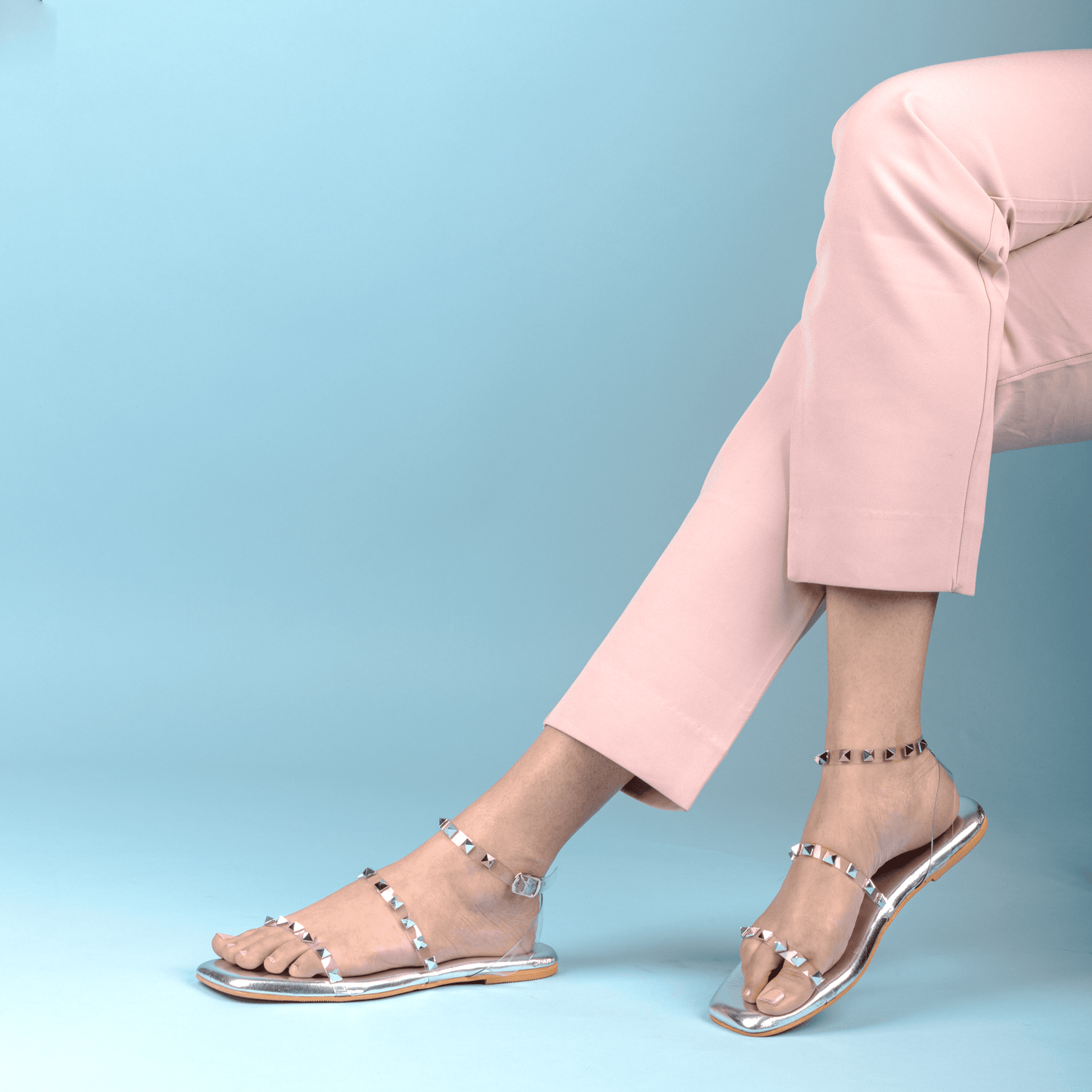 Studded Chic Flats
