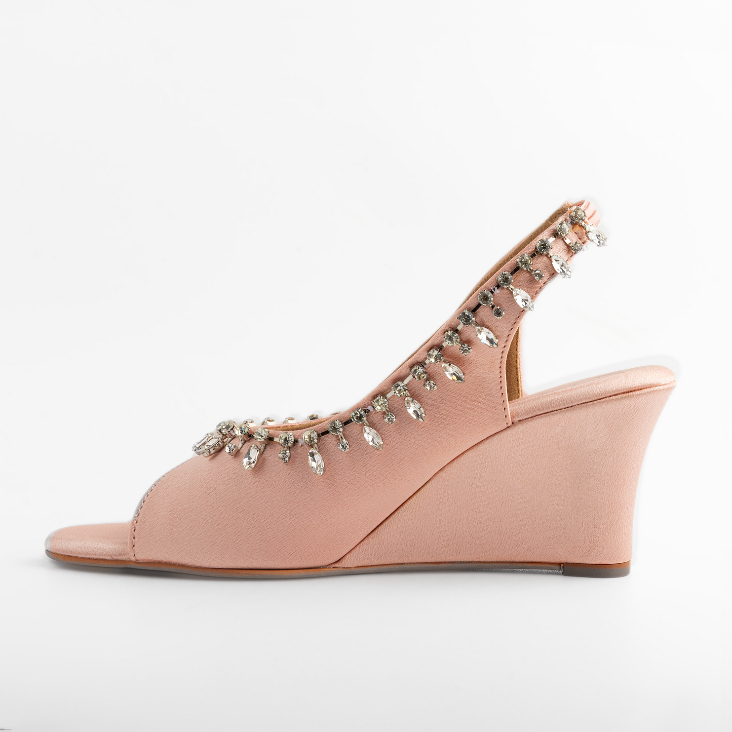 Vogue Studded Wedges- Pink