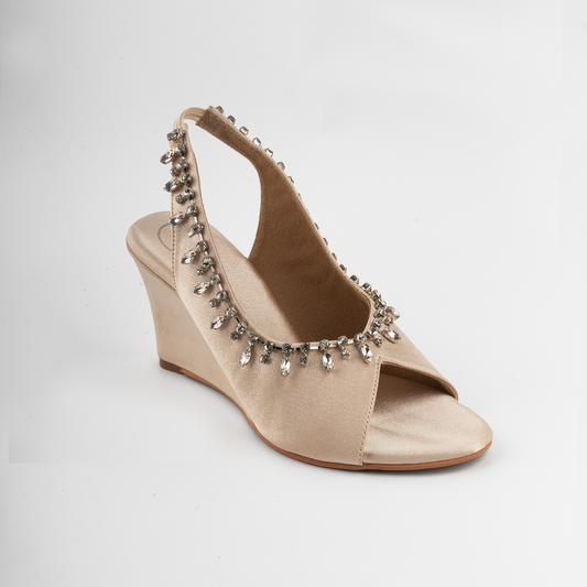 Vogue Studded Wedges