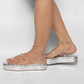 Transparent straps with studs