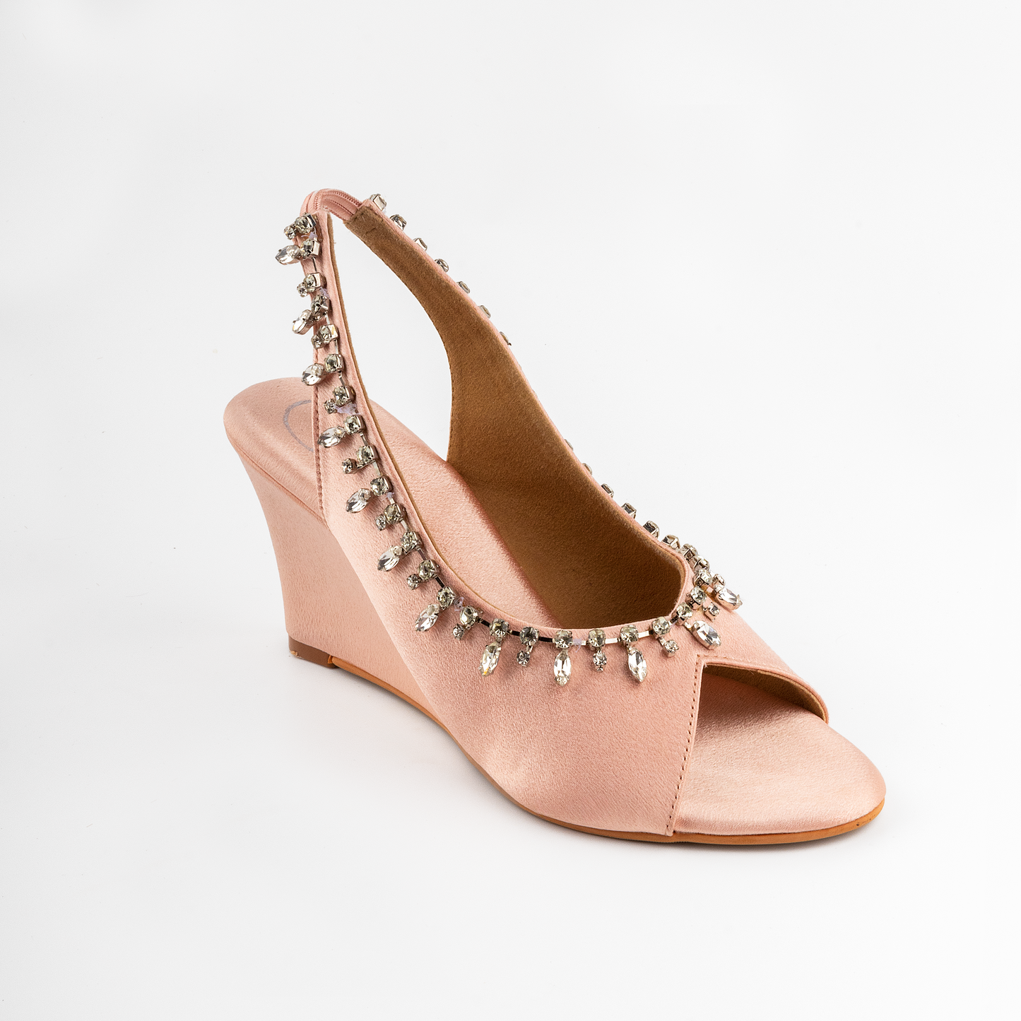 Vogue Studded Wedges- Pink