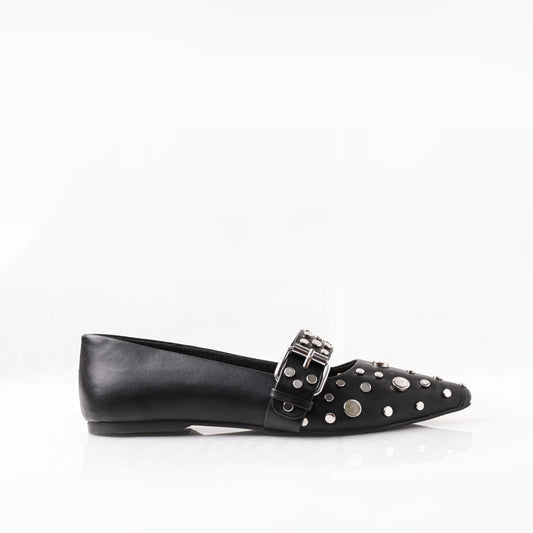 Studded ballerina