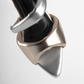 Silver-Golden Luster Heel