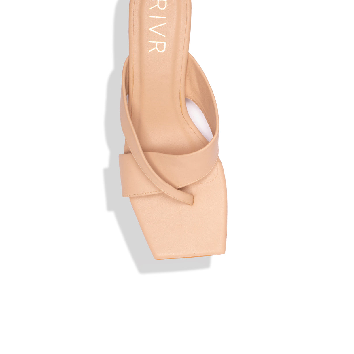 Double strap heel in Wine