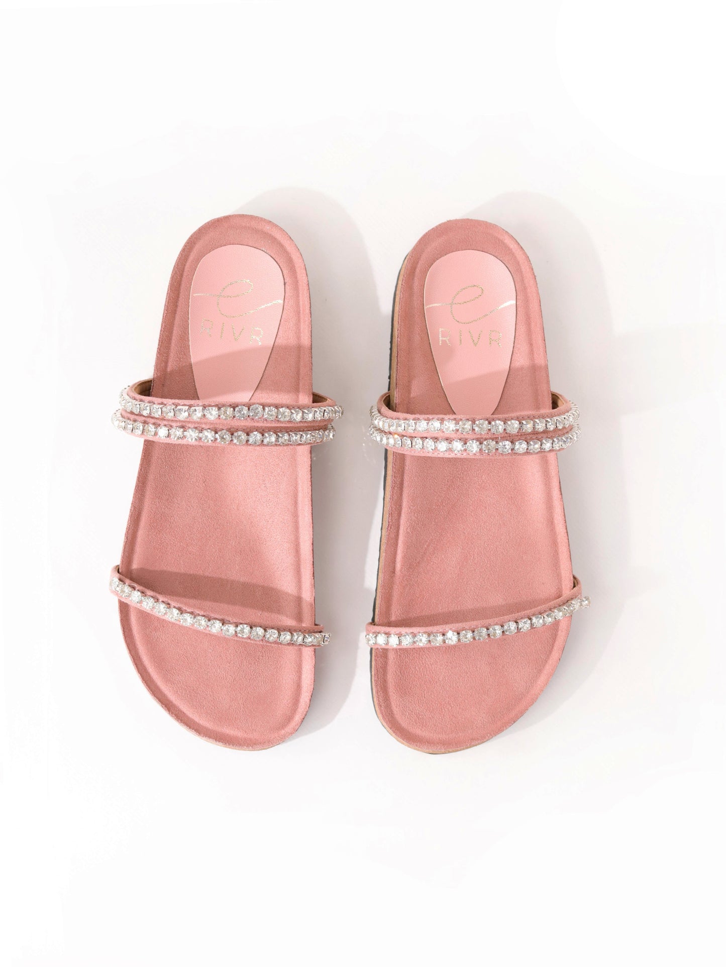 Rhinestone CorkBed in Dusty Rose