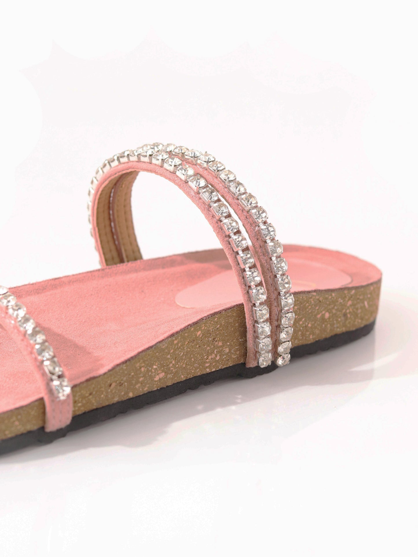Rhinestone CorkBed in Dusty Rose