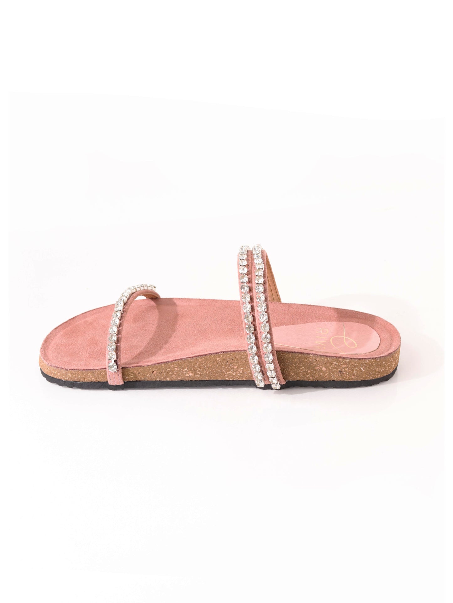 Rhinestone CorkBed in Dusty Rose