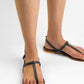 Checked T-strap